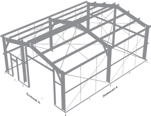 Gray 30' x 40' Building - No Snow Load