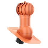 iVent ROTO ROUND Roof Exhaust Vent – Shingle & Slate — Clay
