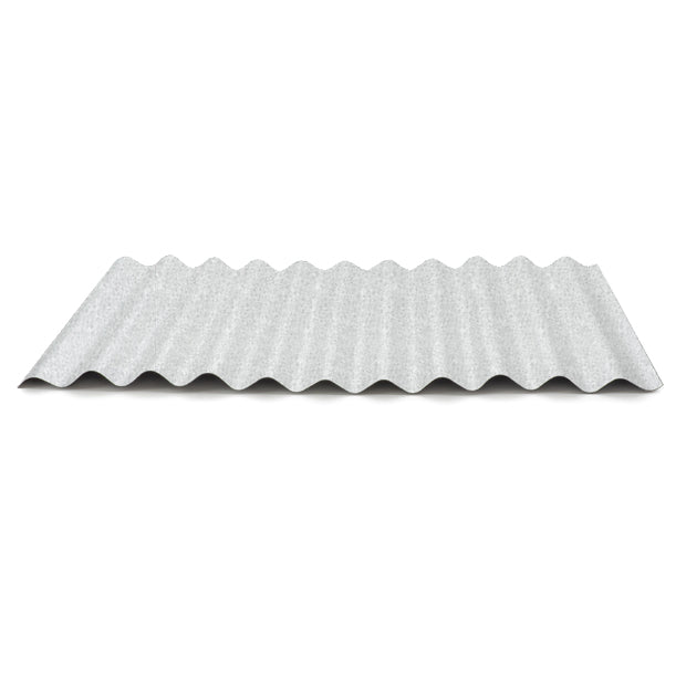 5/8" Corrugated Panel - Galvalume Bare - 26 Gauge