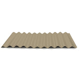 5/8" Corrugated Metal Panel - Sahara Tan - 26 Gauge