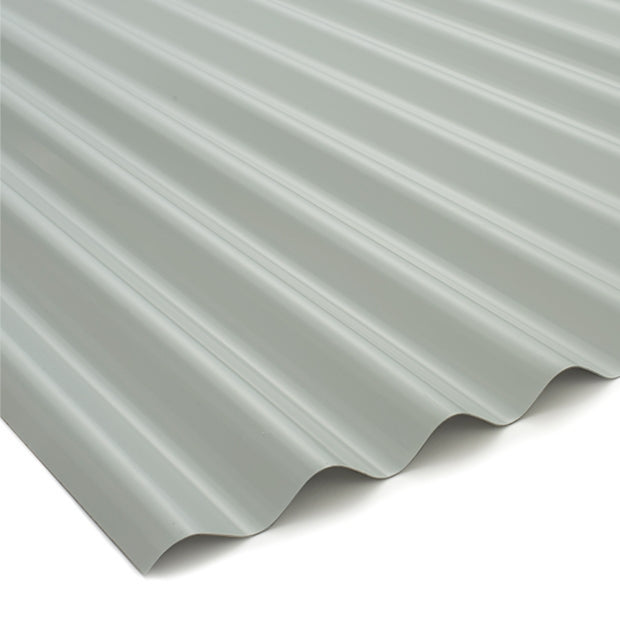 5/8" Corrugated Panel - Polar White - 26 Gauge