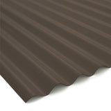 5/8" Corrugated Metal Panel - Cocoa Brown - 26 Gauge