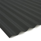 5/8" Corrugated Panel - Matte Black - 26 Gauge